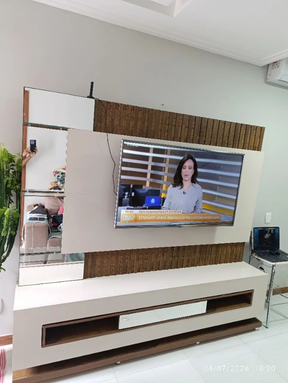 Rack com painel