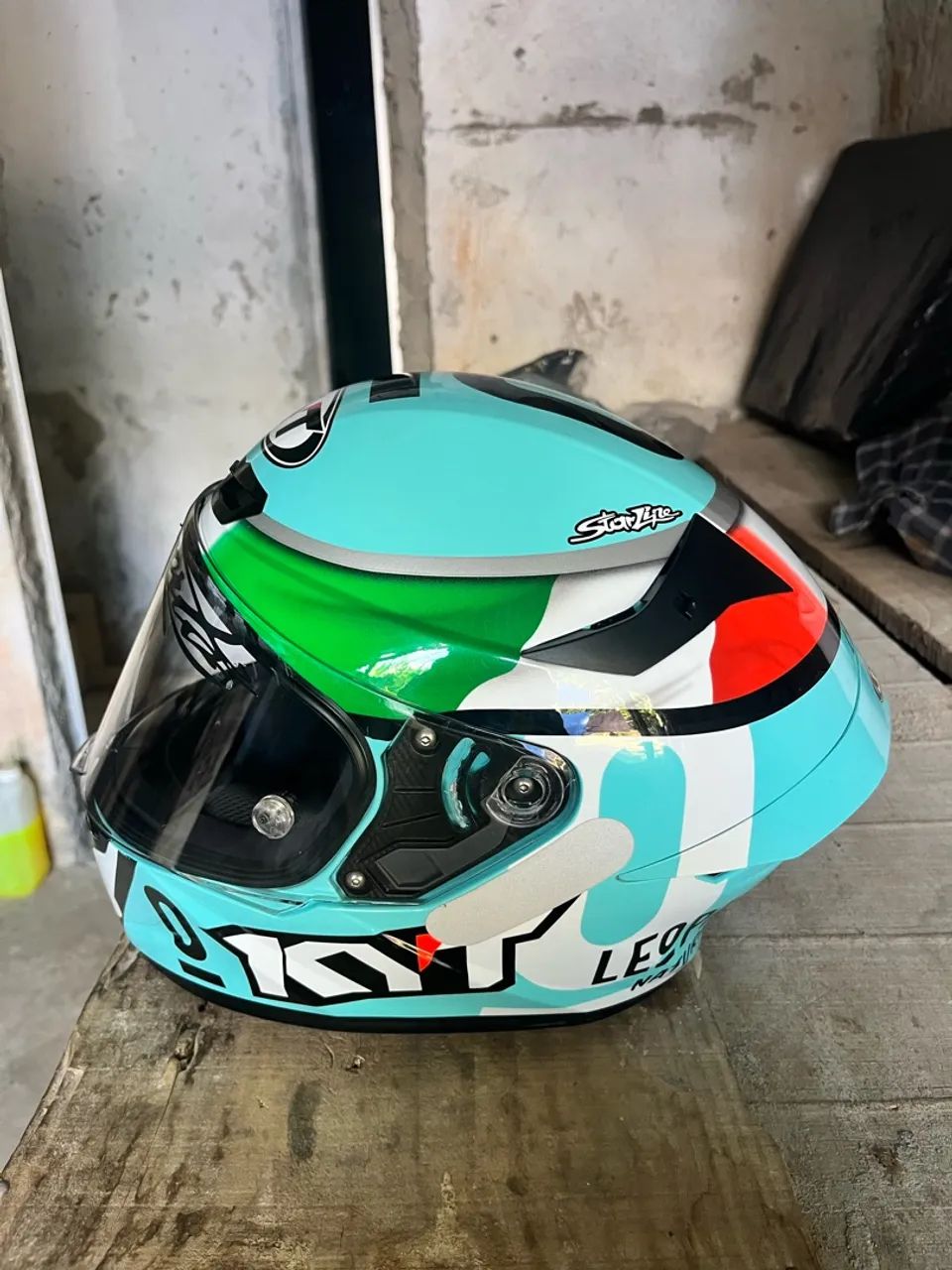 capacete KYT leopard - Foto 2