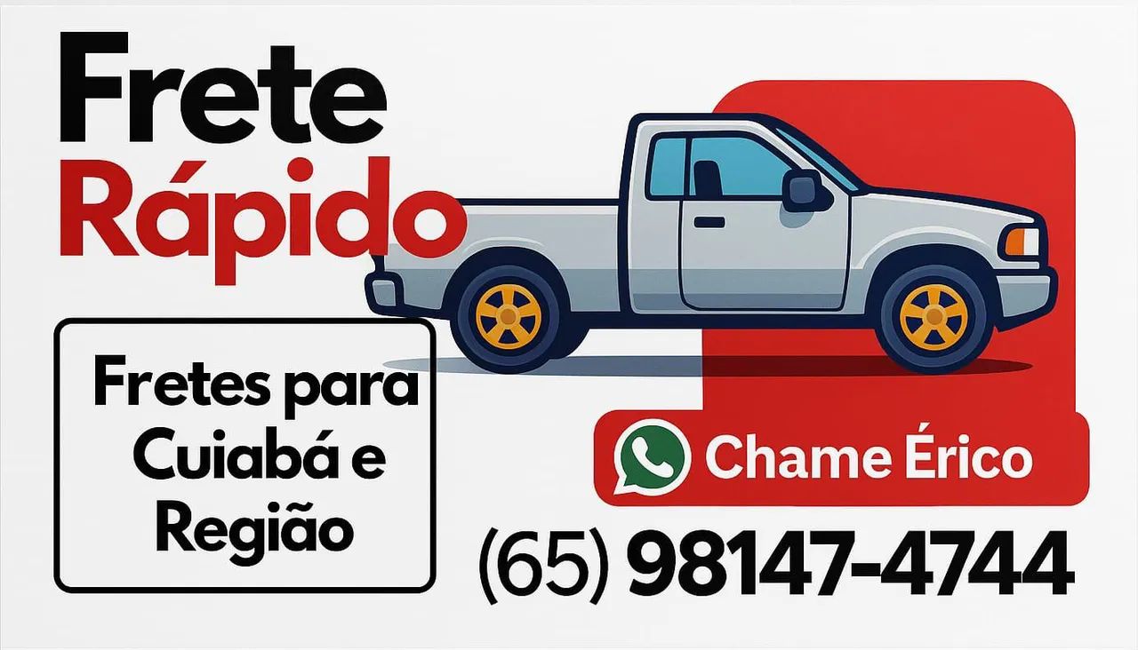 Frete e pequenas mudanças Cuiabá e cidades próximas 