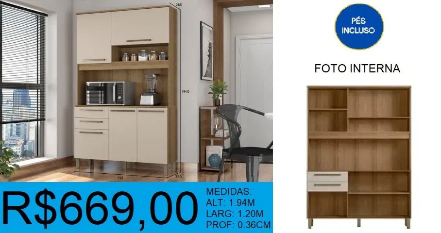 Cozinha compacta - Entrega e montagem grátis - Foto 3