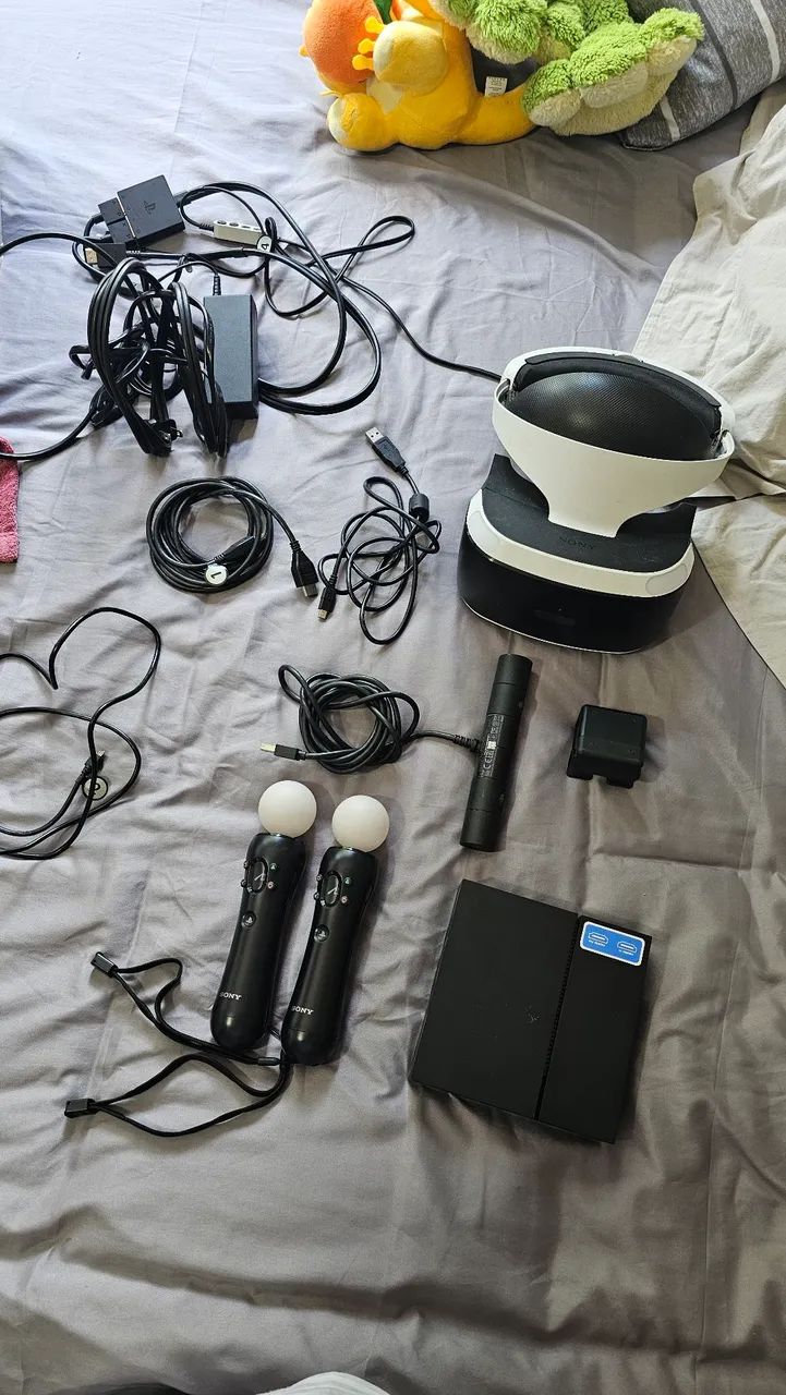 PlayStation VR PS4 Completo na Caixa Original + Câmera e Cabos - Foto 2