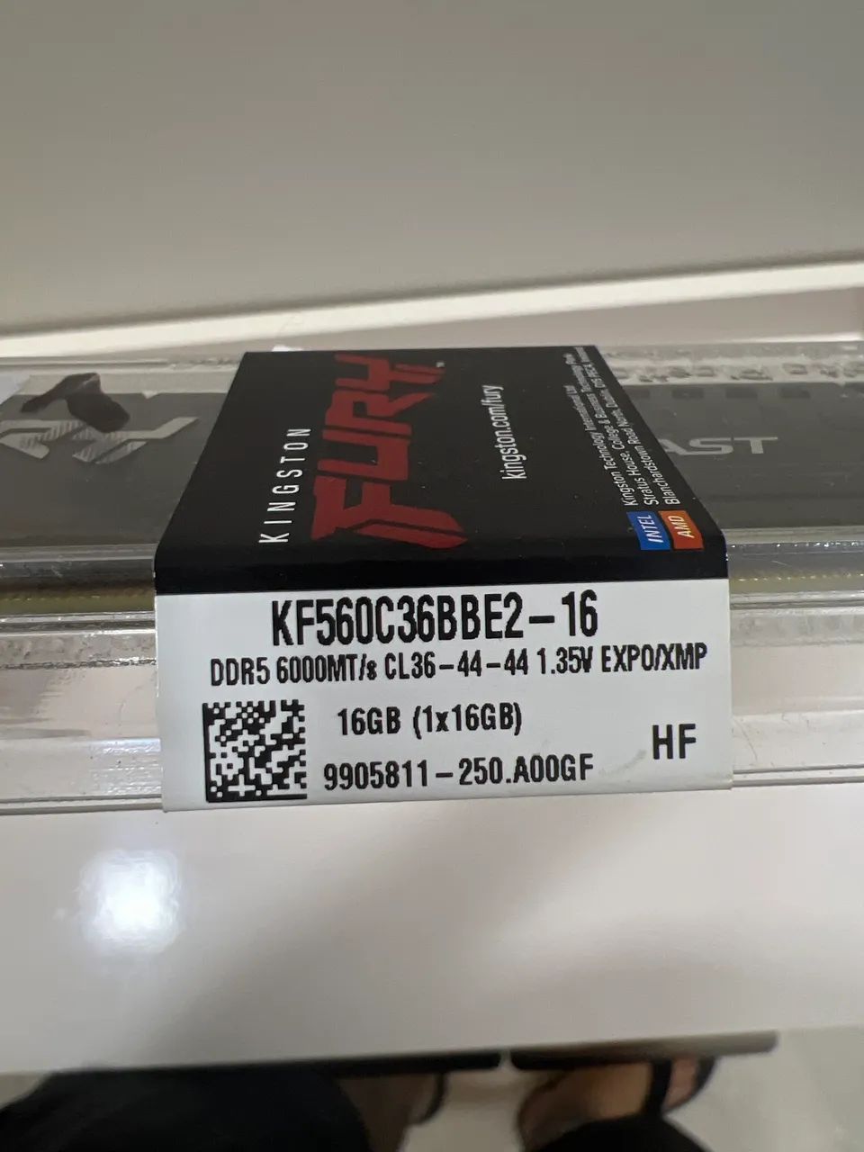 Memória RAM DDR5 kingston 16gb 6000MT/S CL36 - Foto 2