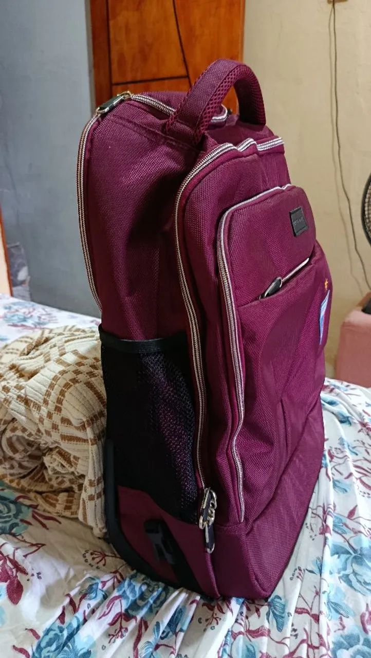 Mochila de viagem Fortaleza com rodinha  - Foto 2