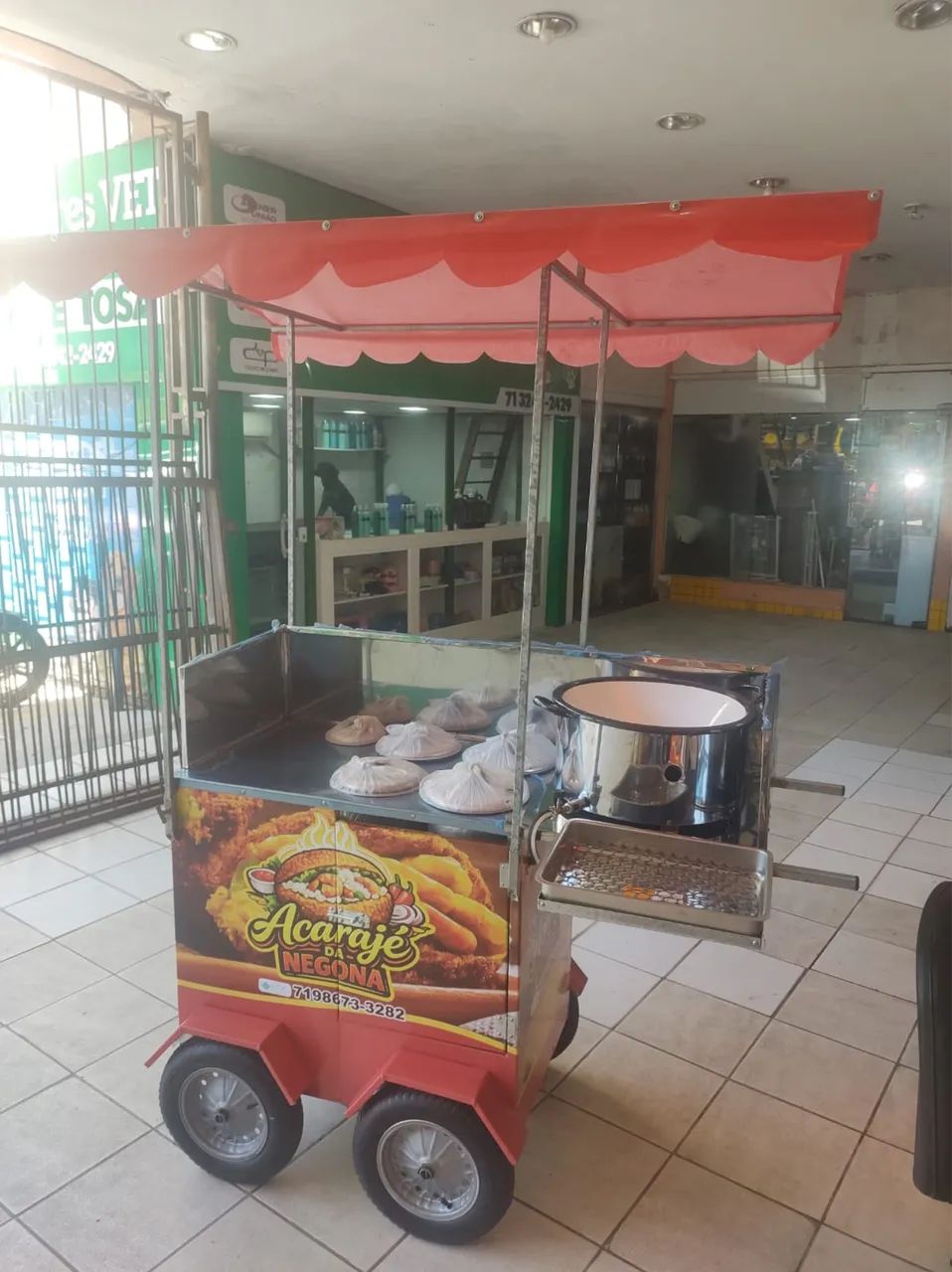 Carrinho lanche acarajé 