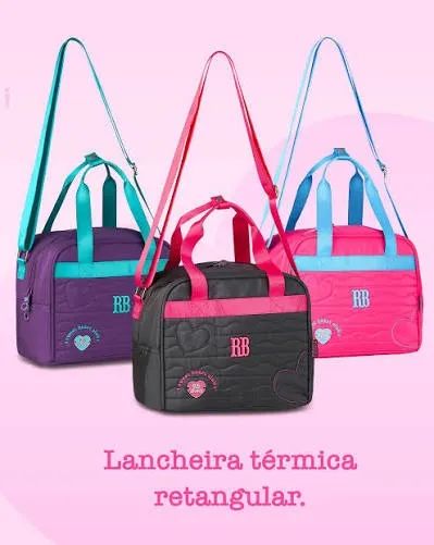 LANCHEIRA TERMICA C/ALCA REBECA BONBON