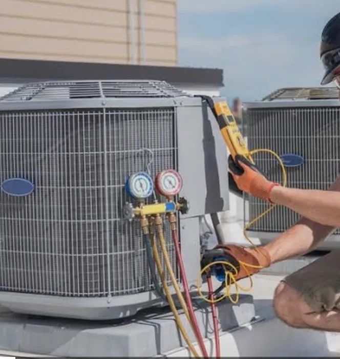 Limpeza e manutenção central de ar 