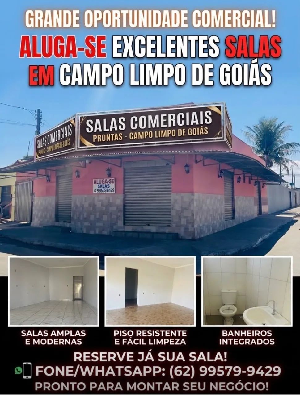 ALUGO SALAS COMERCIAIS 