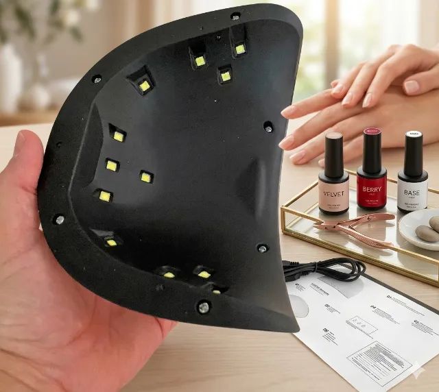 Mini Secador de Unhas UV/LED 36W com Temporizador, Sensor Automático e Entrada USB - Foto 4
