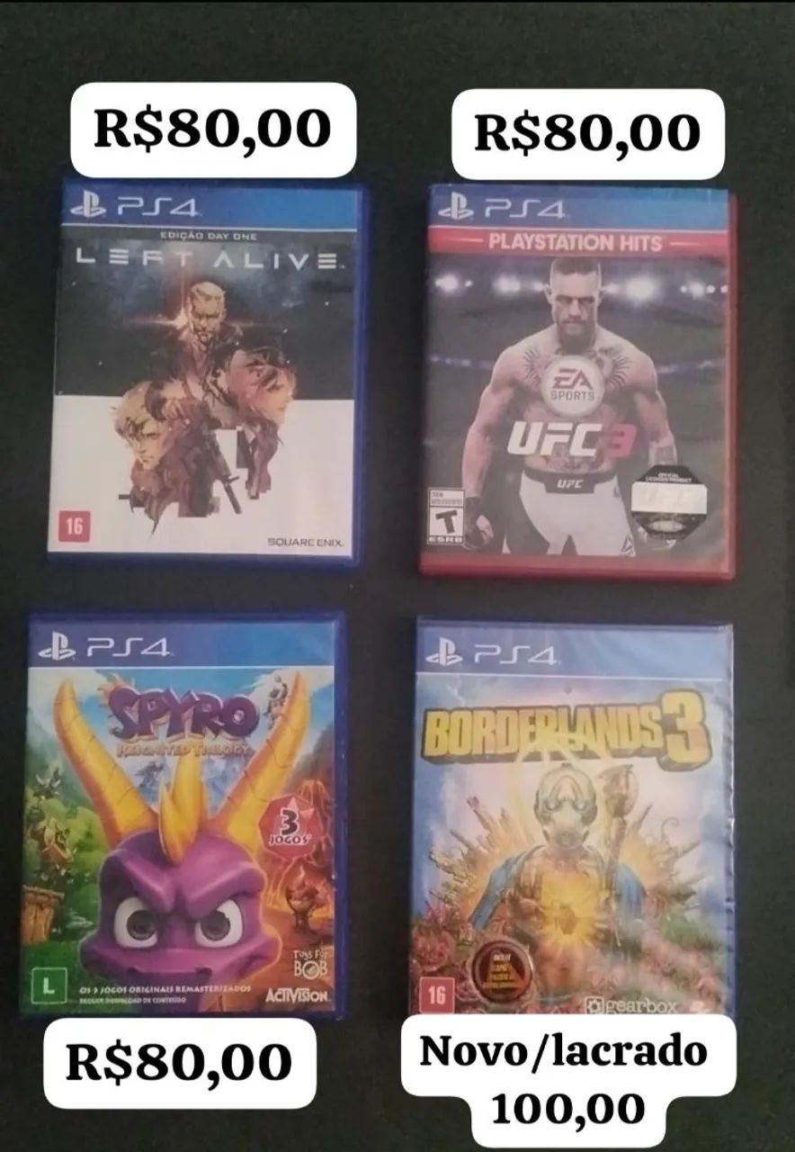 Jogos de PS4 