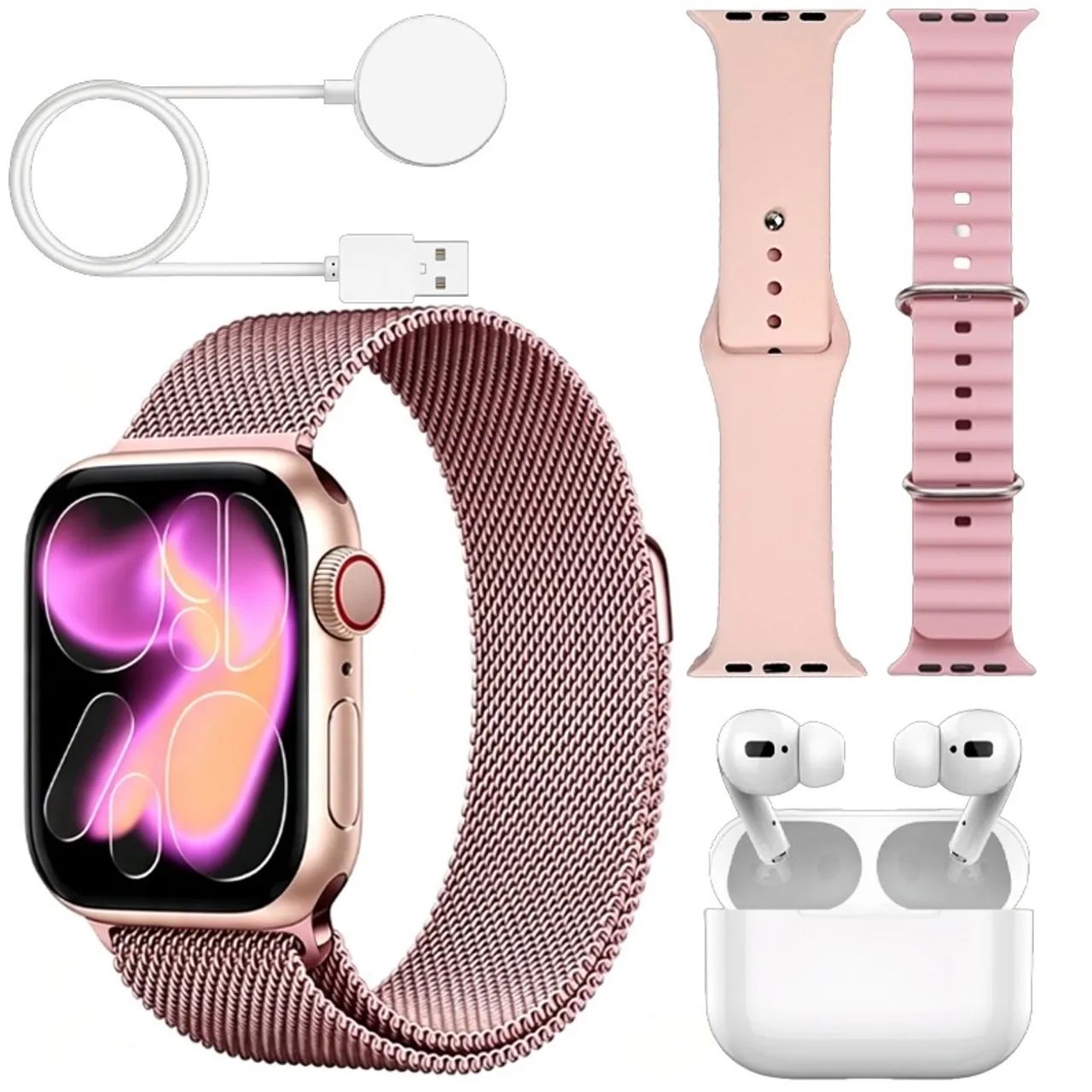kit Smartwatch Relógio Inteligente 2026 Novo X8 2.2 Polegadas Para iOS Android Completo - Foto 4