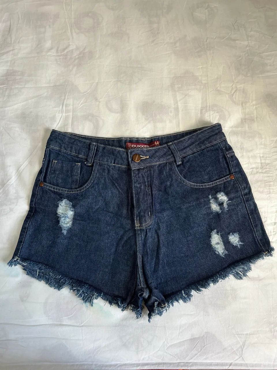 Short Jeans Dukker Tam 44 - Cintura Alta - Foto 3
