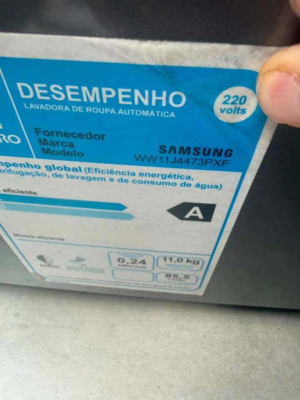 lava roupa samsung com defeito. - Foto 2
