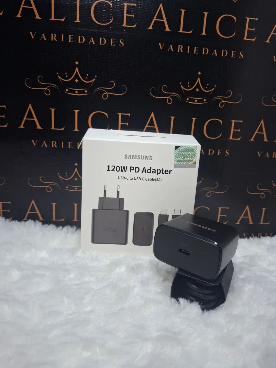 Carregador Samsung tipo C 120w 
