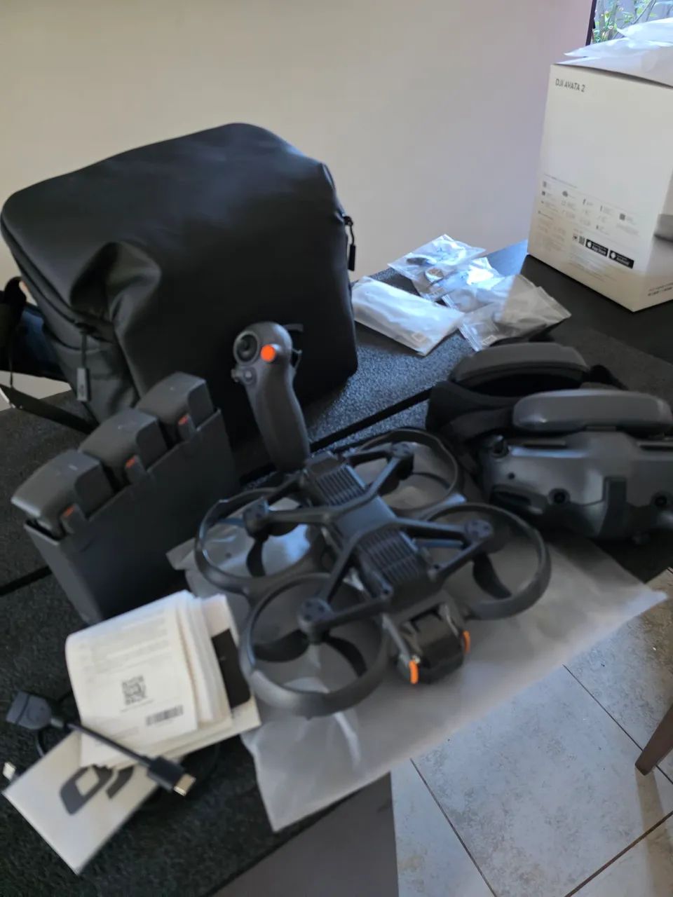 DRONE DJI AVATA 2 COMPLETO com ANATEL BR - Foto 3