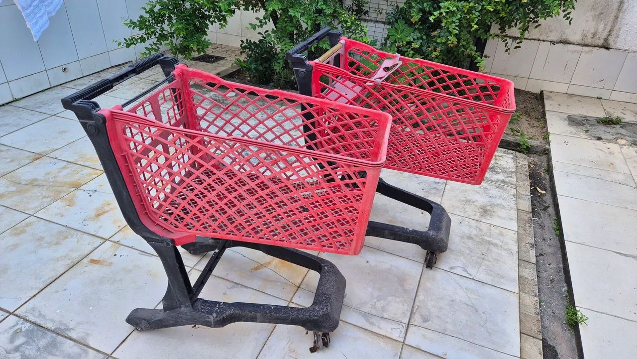 CARRINHO DE COMPRAS ABASTECEDOR PVC 150L - Foto 2