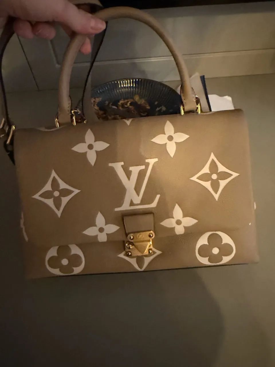 Bolsa LV couro rosa  - Foto 4