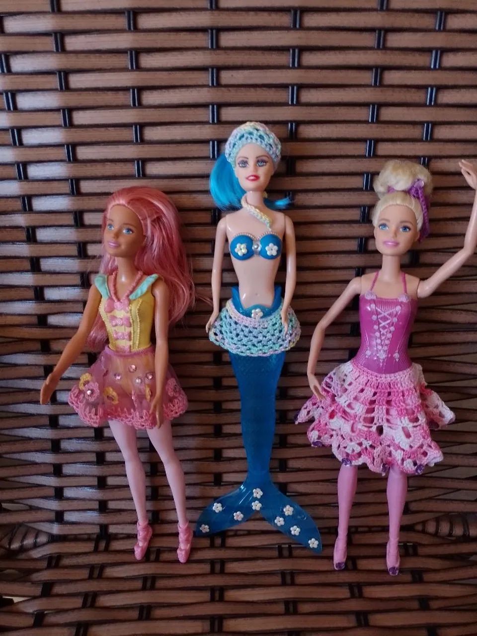  Bonecas Barbies bailarinas e sereia