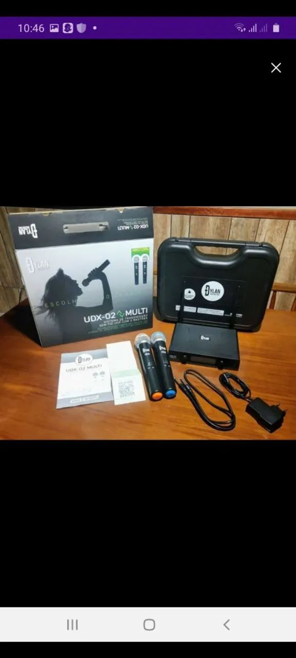 MICROFONE SEM FIO NOVINHO