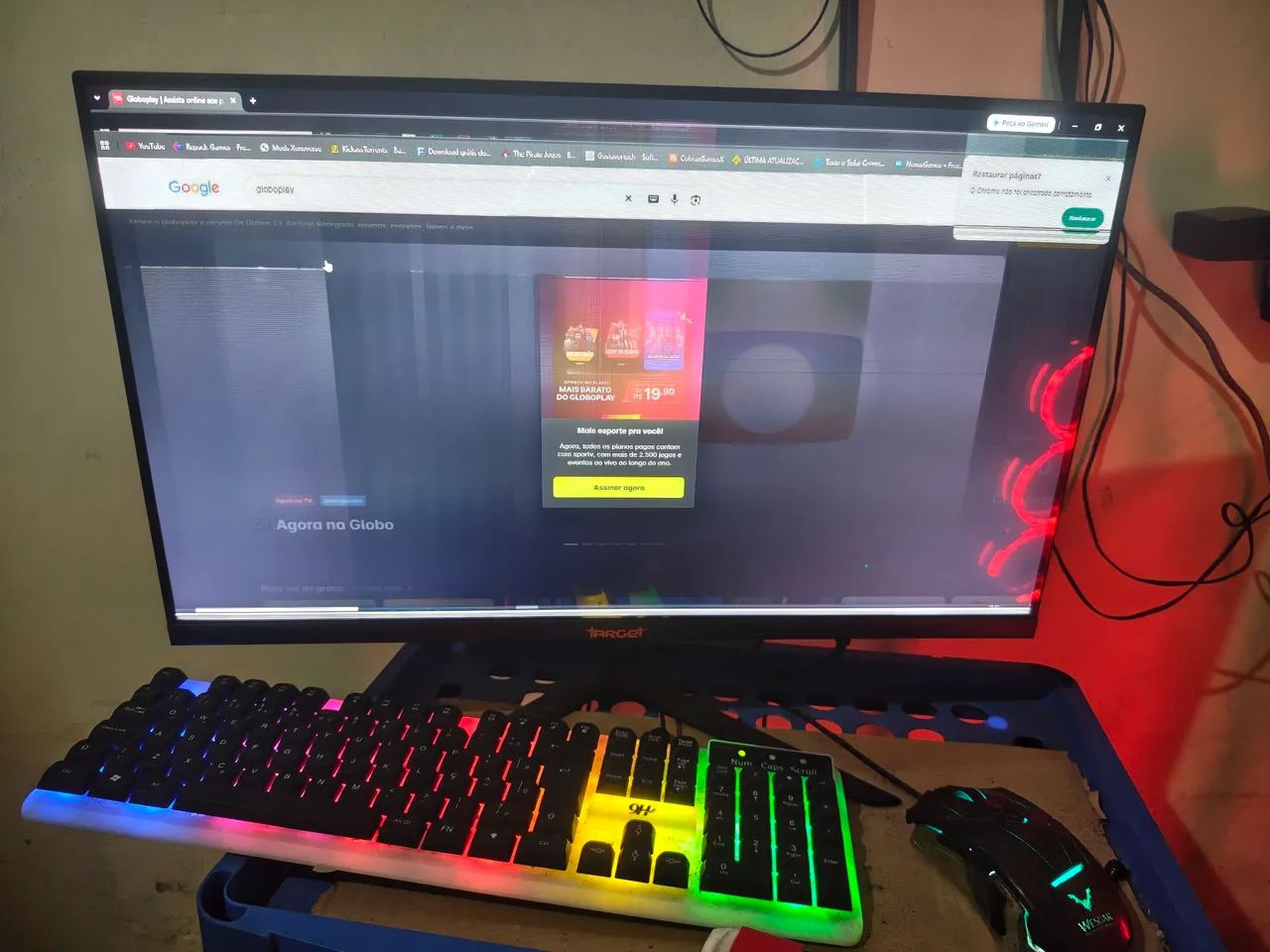 Monitor target