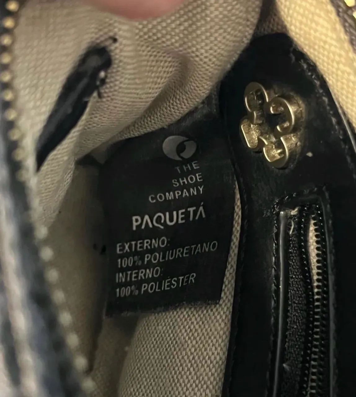 bolsa capodarte preta  - Foto 5