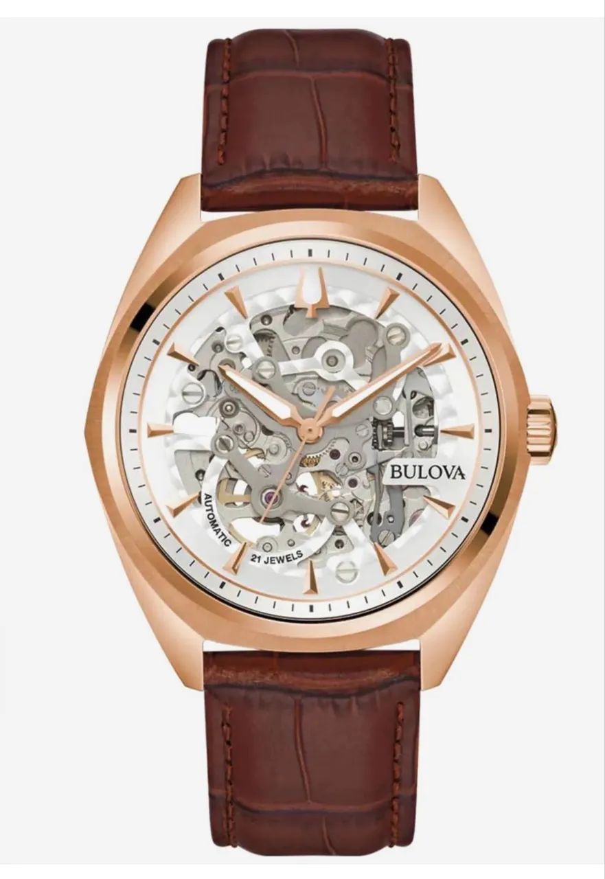 Relógio Bulova Skeleton Automático Novo - Foto 4