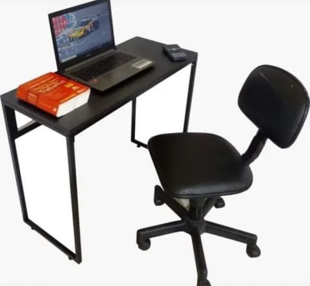 Mesa de Escritório Reforçada NOVA Birô Industrial Multiuso para Computador Notebook Estudo - Foto 3