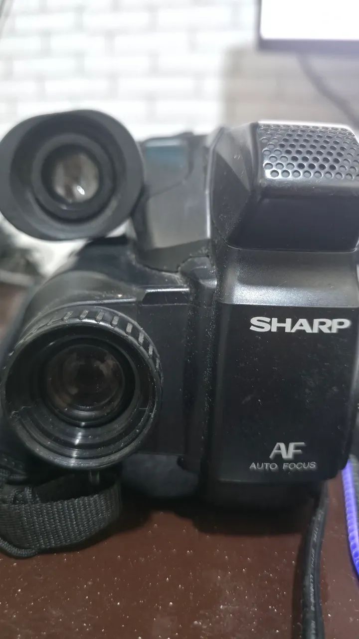 Câmera VHS Sharp 10x power zoom - Foto 5