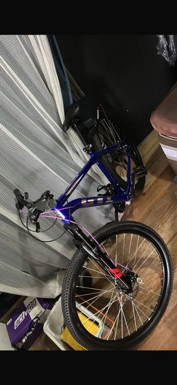 Vendo bicicleta azul aro29
