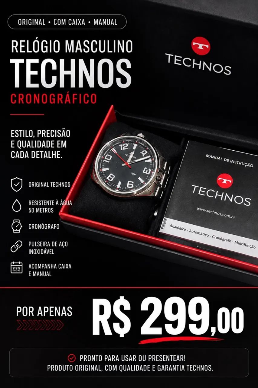 Relógio masculino 