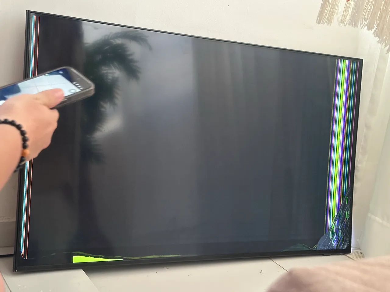 Vendo tv Samsung  50 polegadas com problema na imagem. - Foto 2