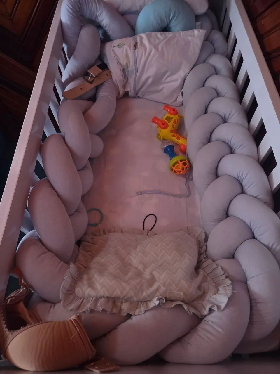 Berço Infantil - Pouco Uso + Colchão - Foto 4