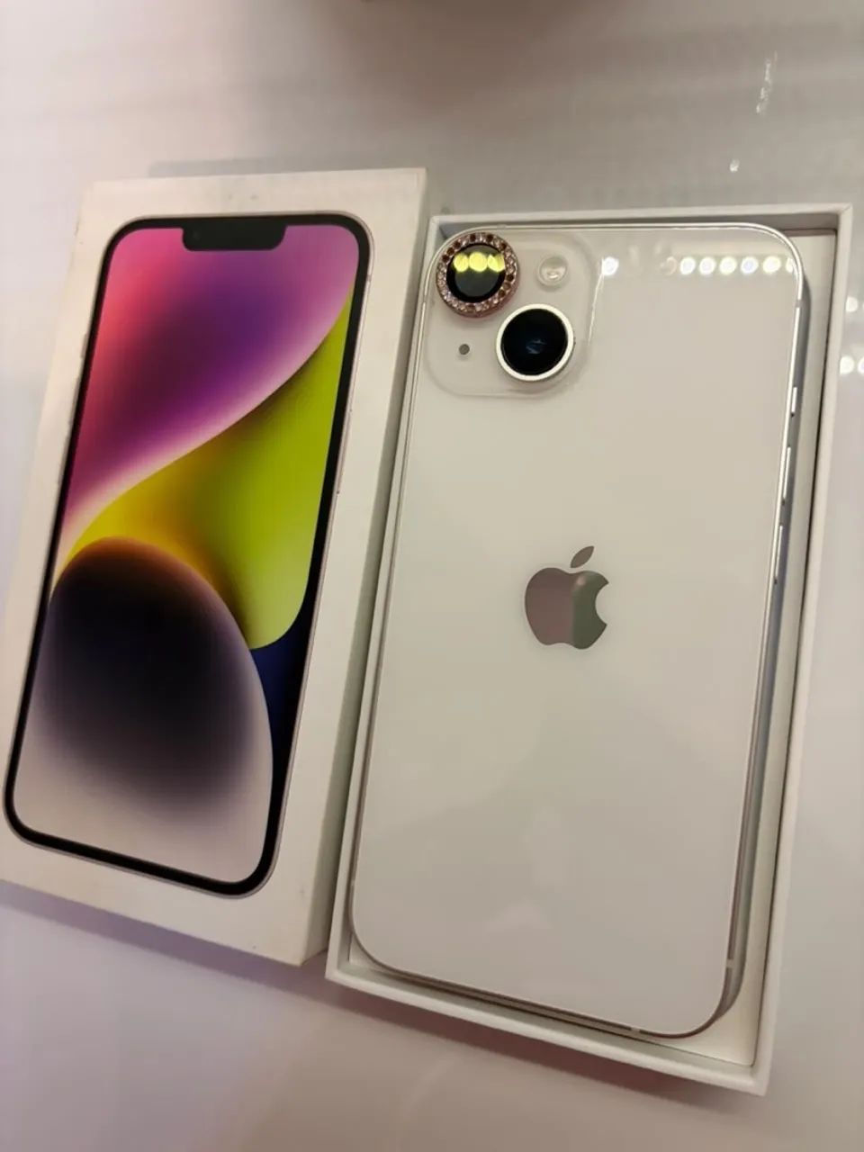 iPhone 14 128gb - Branco - Foto 5