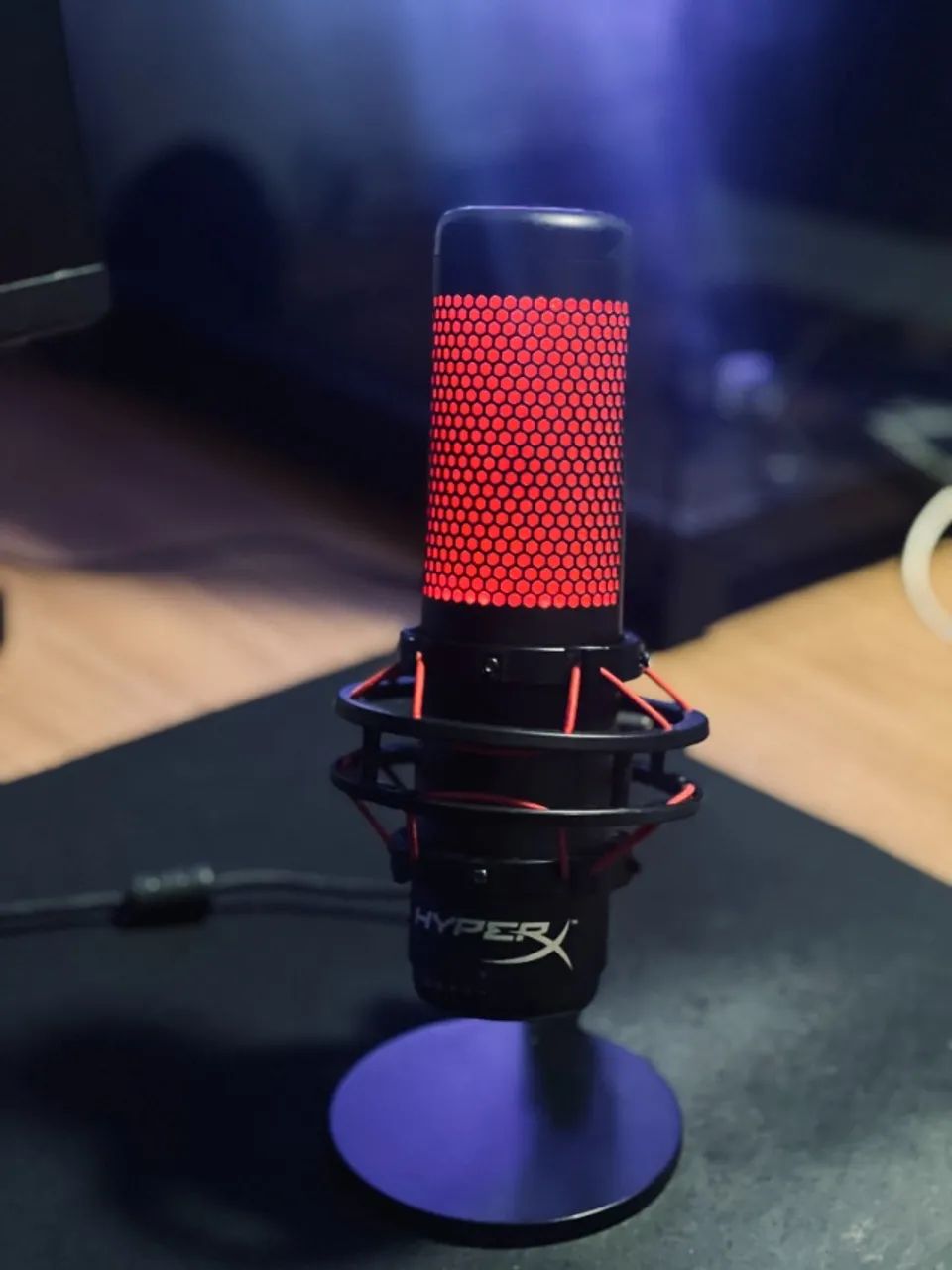 Microfone Condensador Gamer HyperX QuadCast USB - Foto 4