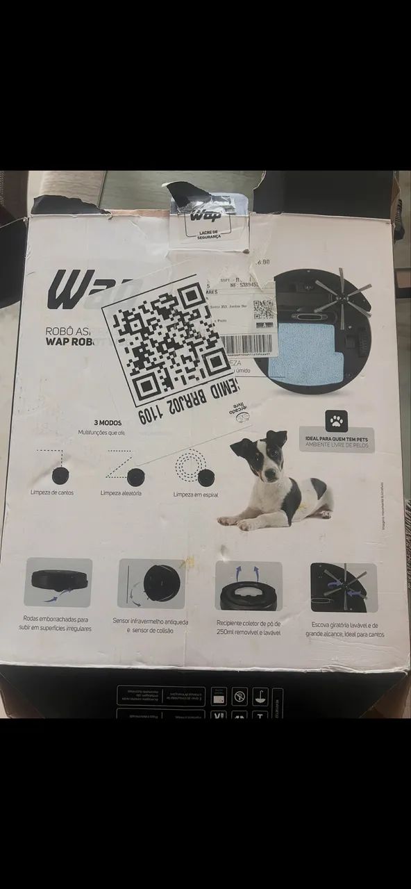 Robô aspirador wap robot w90