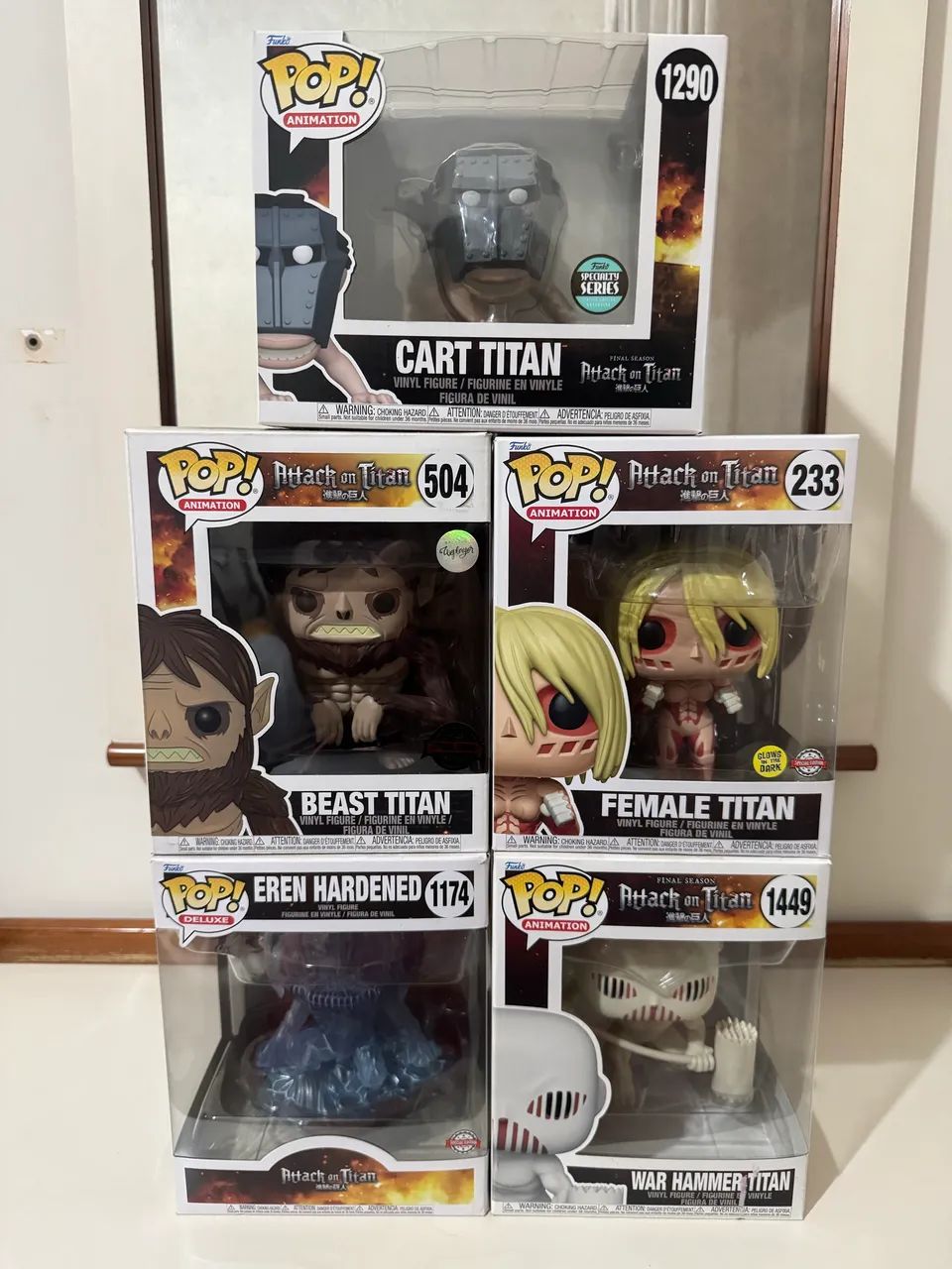 Funko Pop Attack On Titan