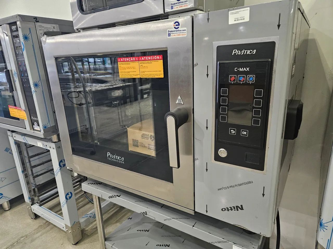 forno combinado prática cmax 6 evo programável