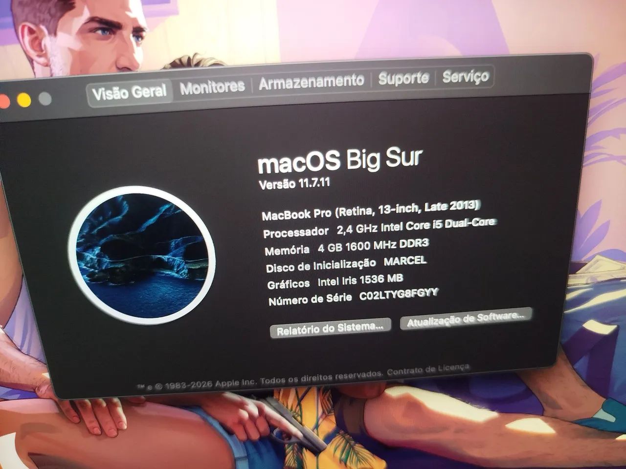 Macbook pro 2013 