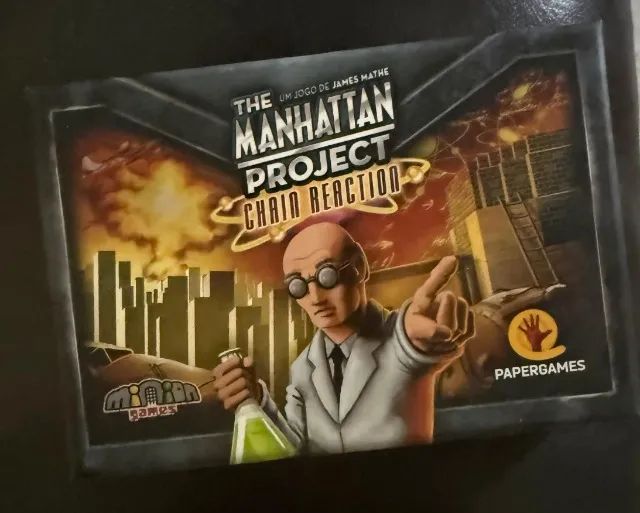 JOGO Manhattan project chain reaction - papergames ptbr