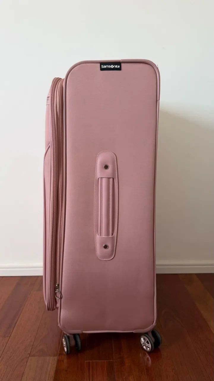 Mala grande Samsonite rosa - Foto 3