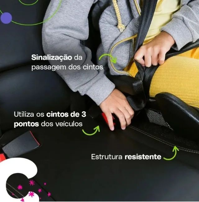 Assento Elevatório Infantil - Cosco  - Foto 3