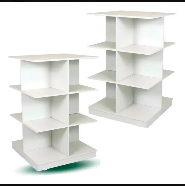 BALCÃO EXPOSITOR CM PRATELEIRAS MDF NOVO  - Foto 3