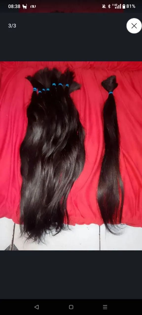 Cabelo humano brasileiro 