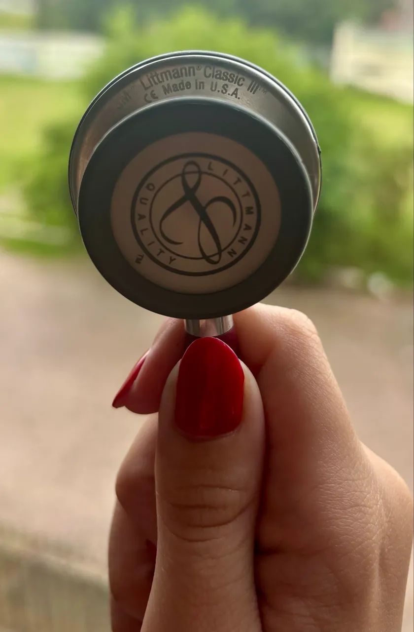 Estetoscópio Littmann Vinho Classic III - em estado de novo - Foto 3