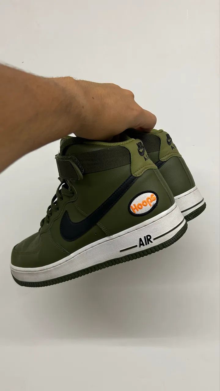 Nike Air Force 1 High Olive Hoops Pack - Tam. 42  - Foto 4