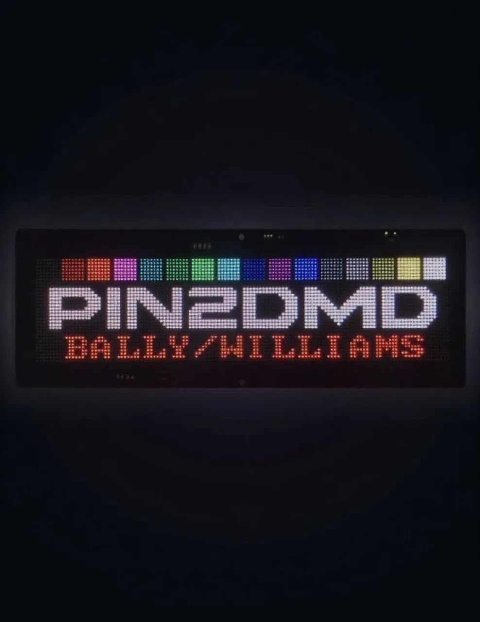 Display colorido pinball