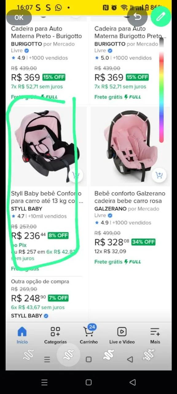 Bebê conforto 