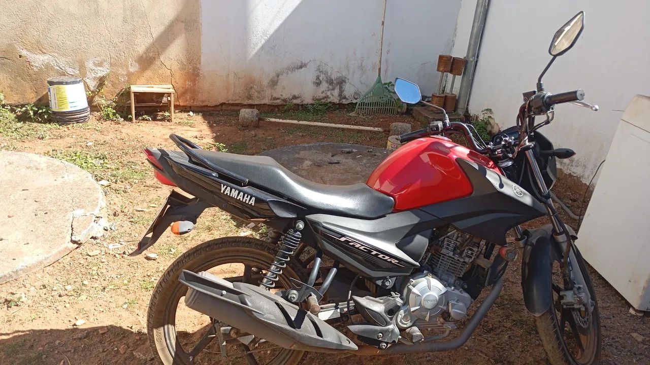 Moto factor 125 vermelho  - Foto 5
