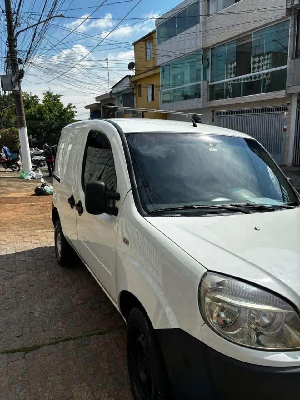 Doblô Cargo Flex 2010 1.8 Branca - Foto 3