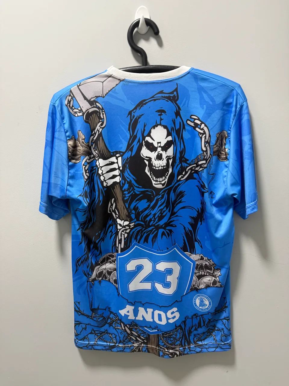 Camisa Torcida Falange Azul - 23 Anos - Sublimada - Foto 2