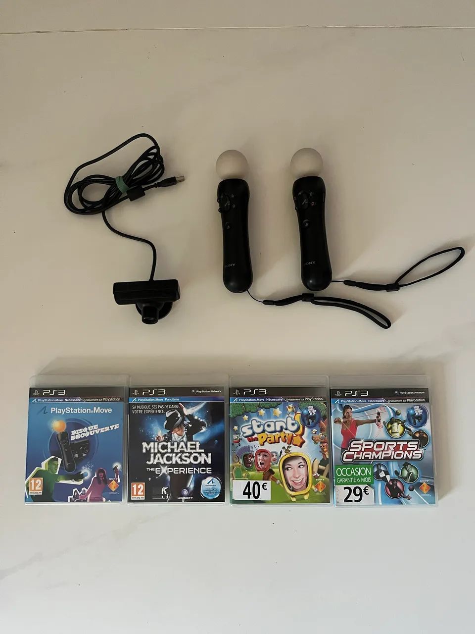 PlayStation Move PS3 - 2 controles e 4 jogos